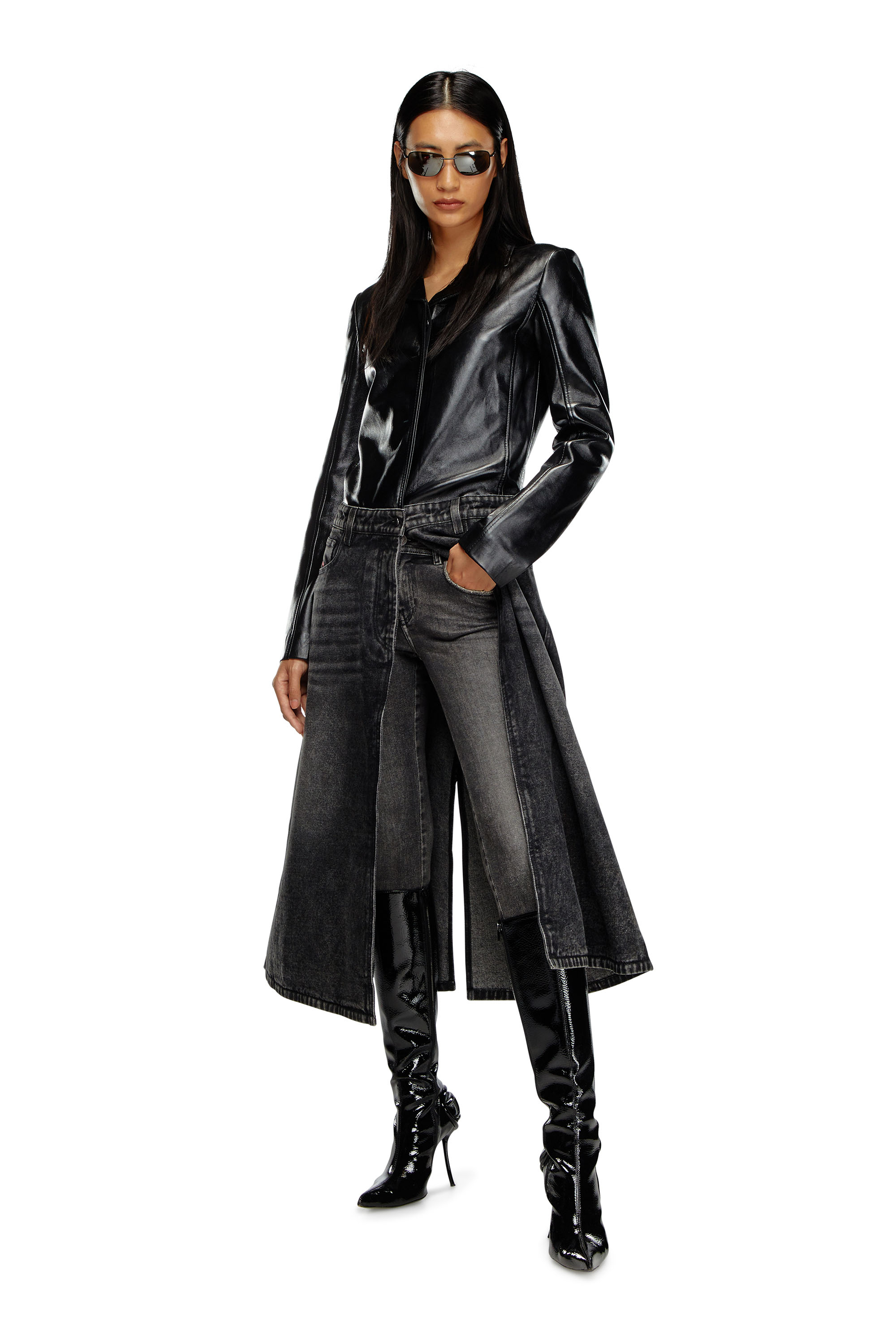 L-Ory Hybrid coat - Black