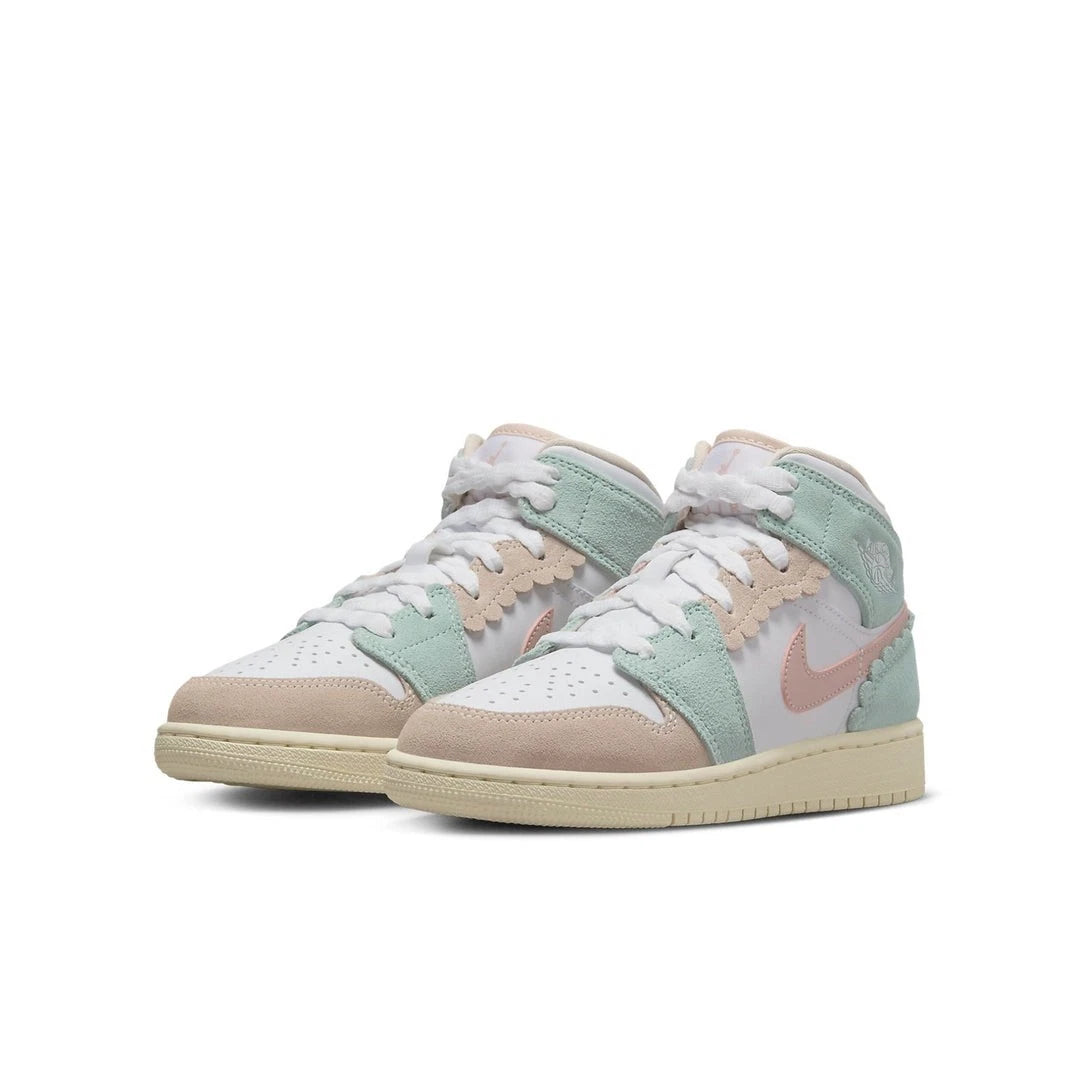 Youth Air Jordan Mid DZ5361- Sneakers Pink Oxford Casual Shoes HTAT8