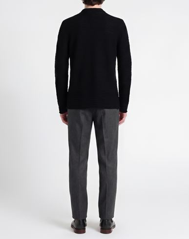 Man Sweater Black Size 40 Virgin Wool