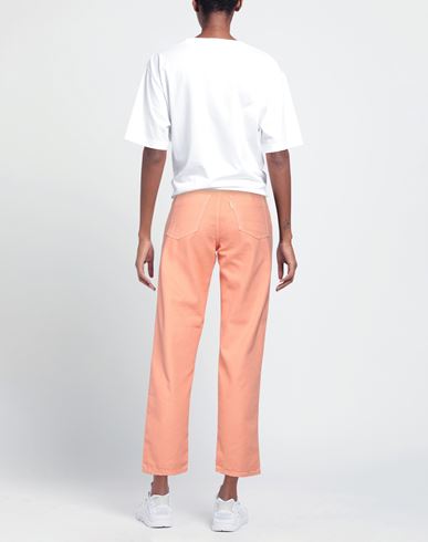 Woman Denim pants Salmon pink