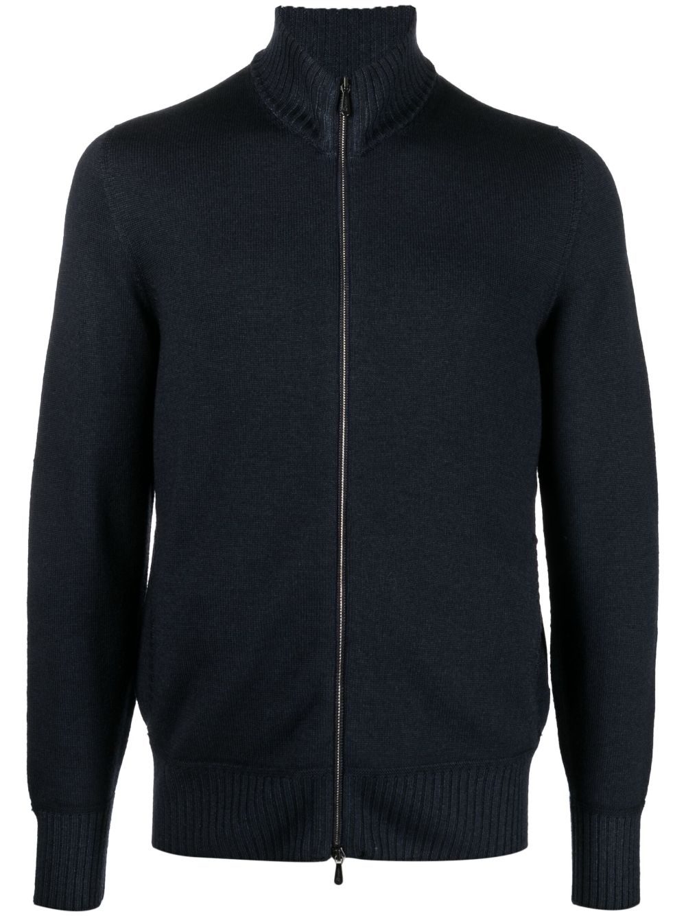 Drumohr zip-up merino cardigan - Blue