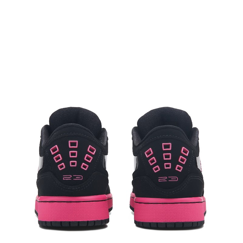 Kids' 1 Flight Low Sneaker Big Kid Shoes (Black/Pink)