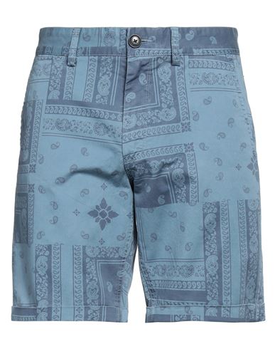 Man Shorts & Bermuda Shorts Slate blue