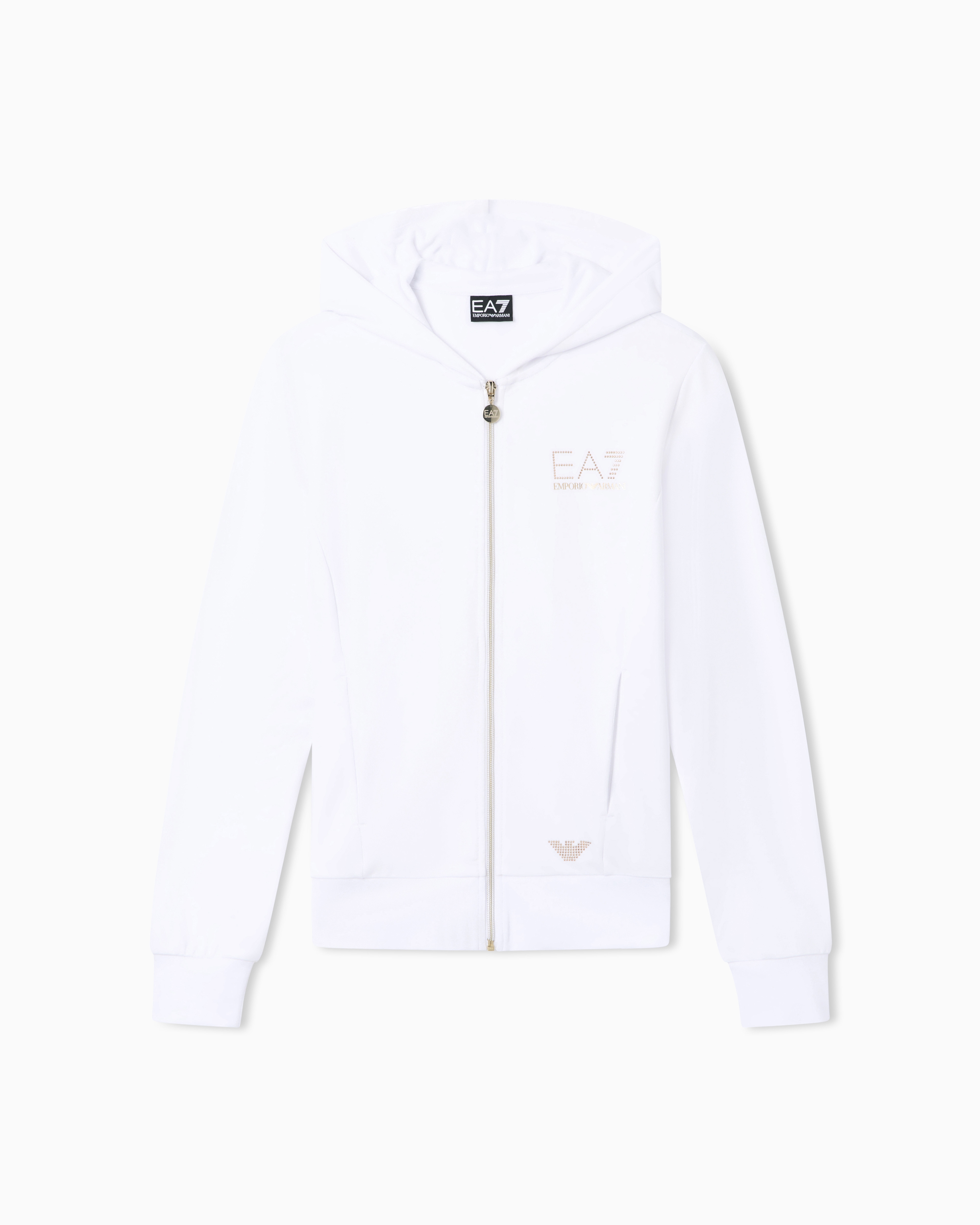 Evolution hooded sweatshirt in a stretch viscose-blend