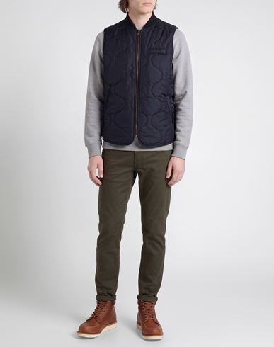 Man Vest Navy Size M Polyester
