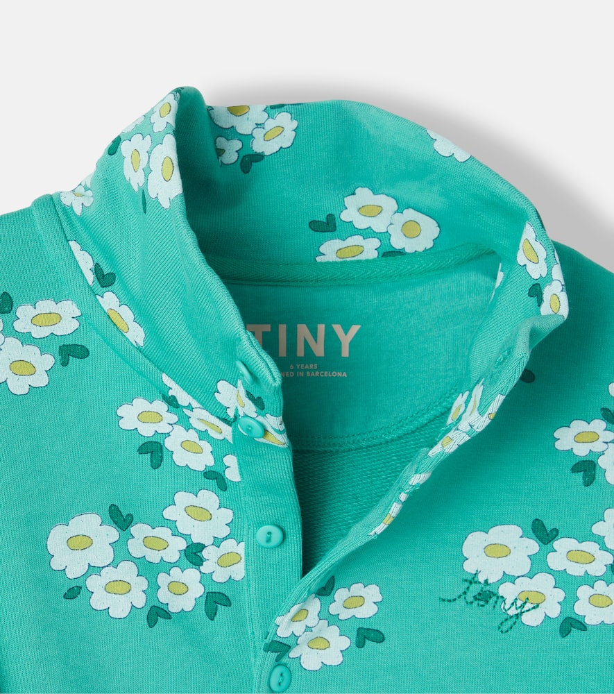Blossoms floral cotton jersey sweatshirt