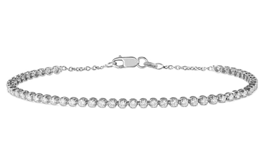 Classic Diamond Tennis Bracelet in 18K White Gold