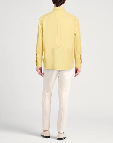 Man Shirt Yellow Size 15 ½ Wool