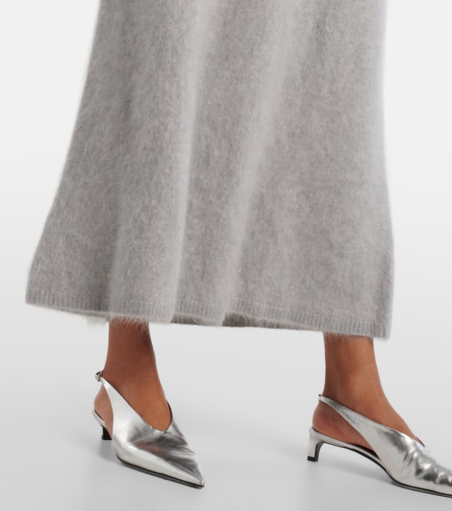 Asta cashmere midi skirt