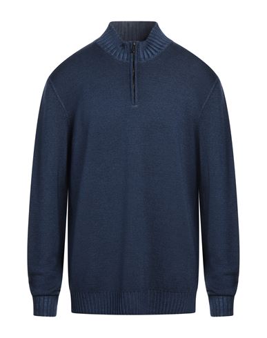 Moorer Man Turtleneck Navy Size 36 Virgin Wool