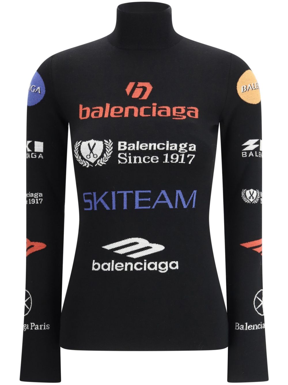 Dolcevita ski top - Black
