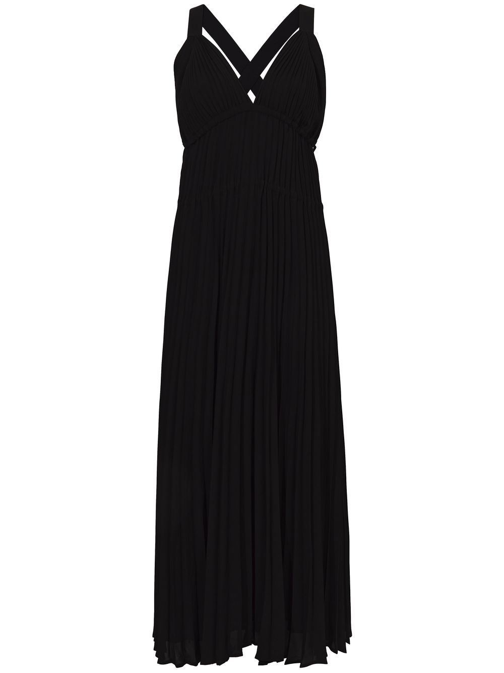 Broomstick pleated tank dress
