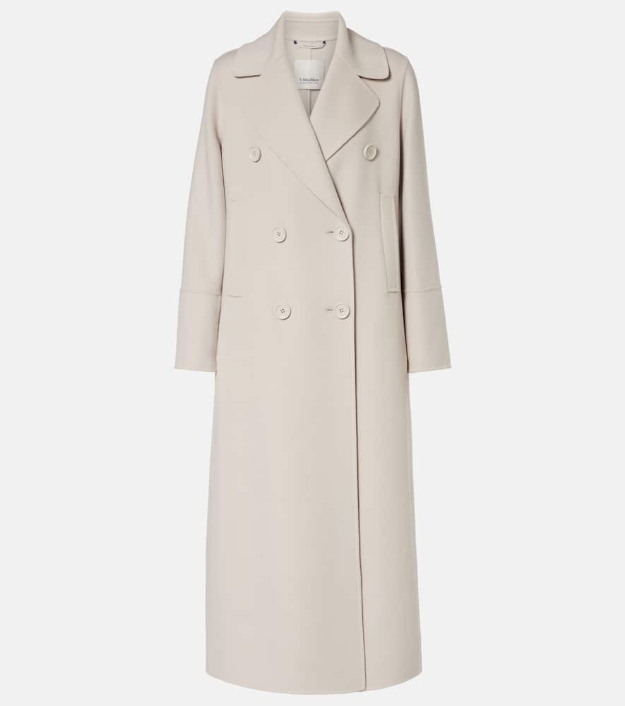 Custodi double-breasted virgin wool coat