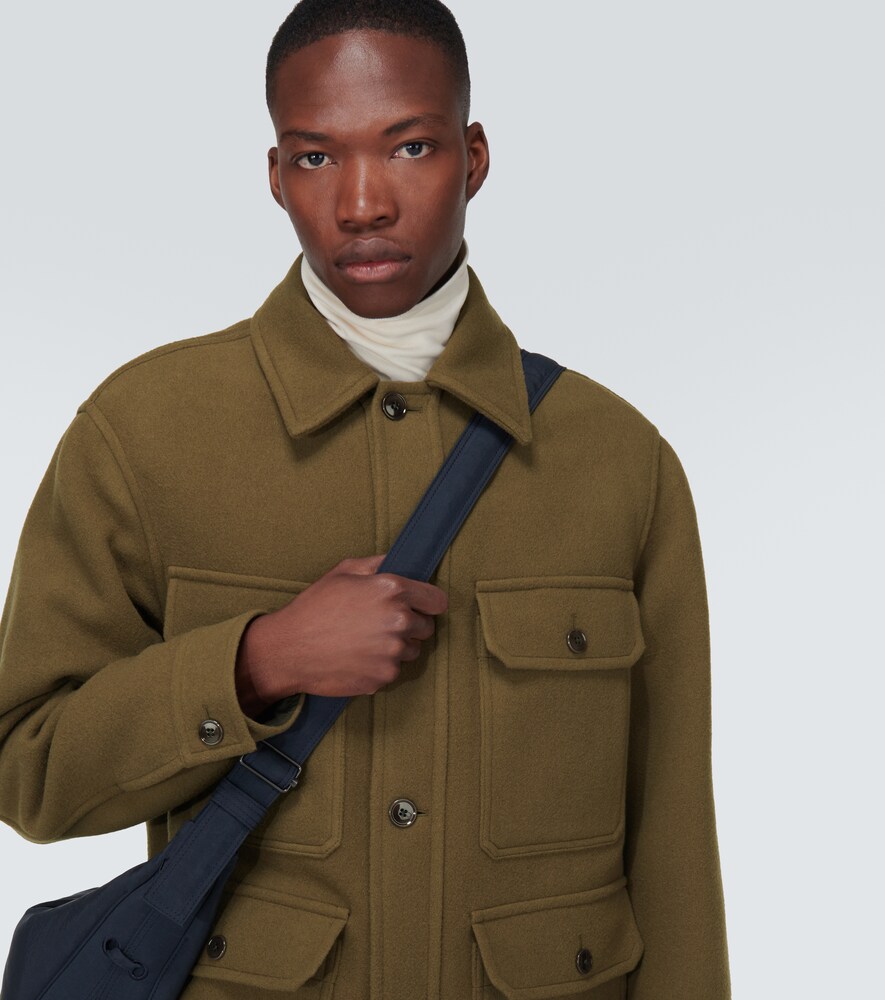 Hunting wool jacket