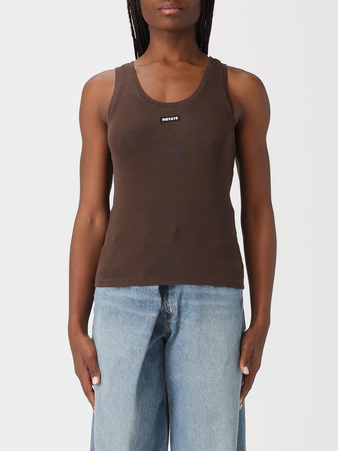 Top Woman color Brown