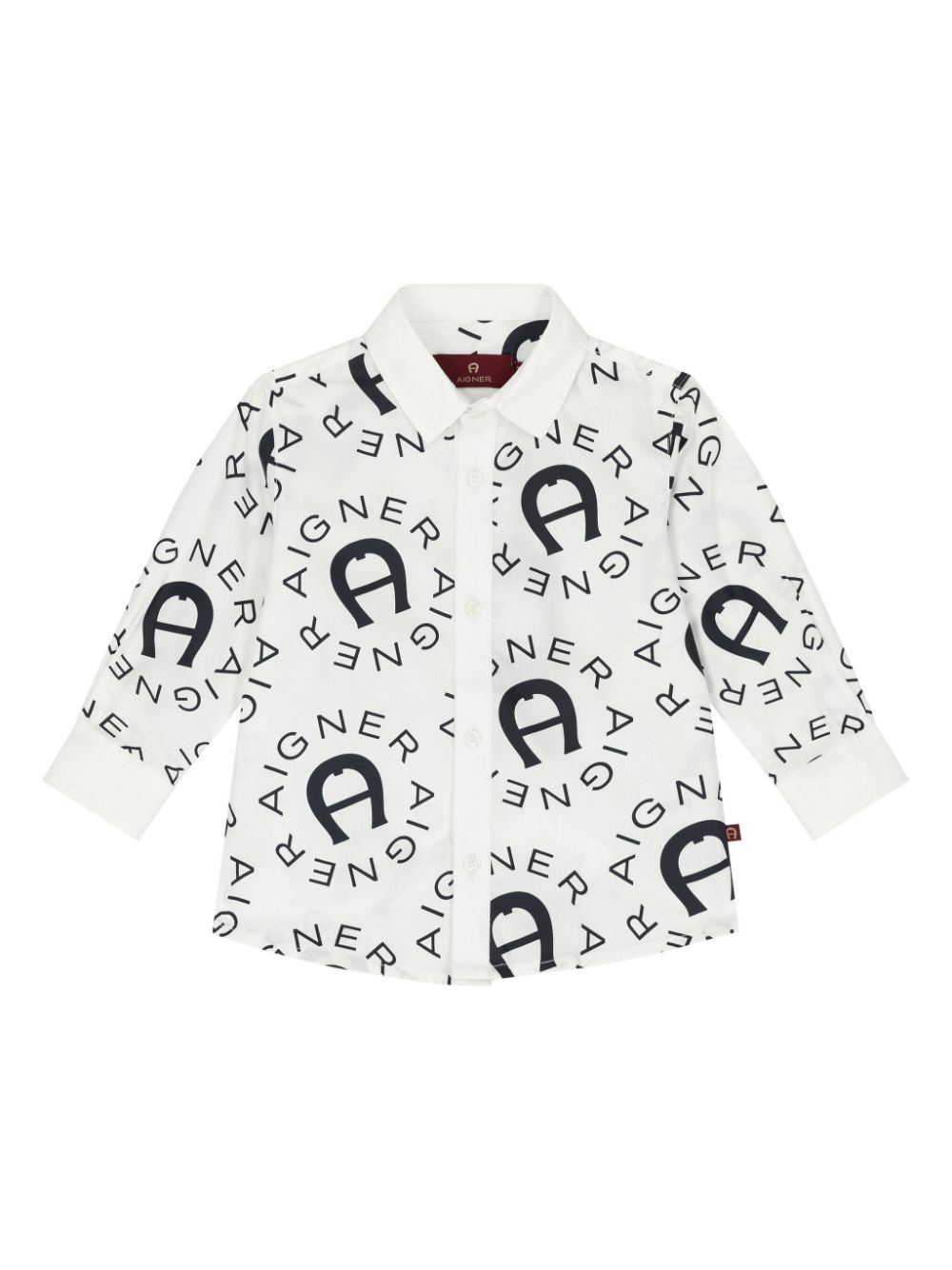 Logo-print shirt - White