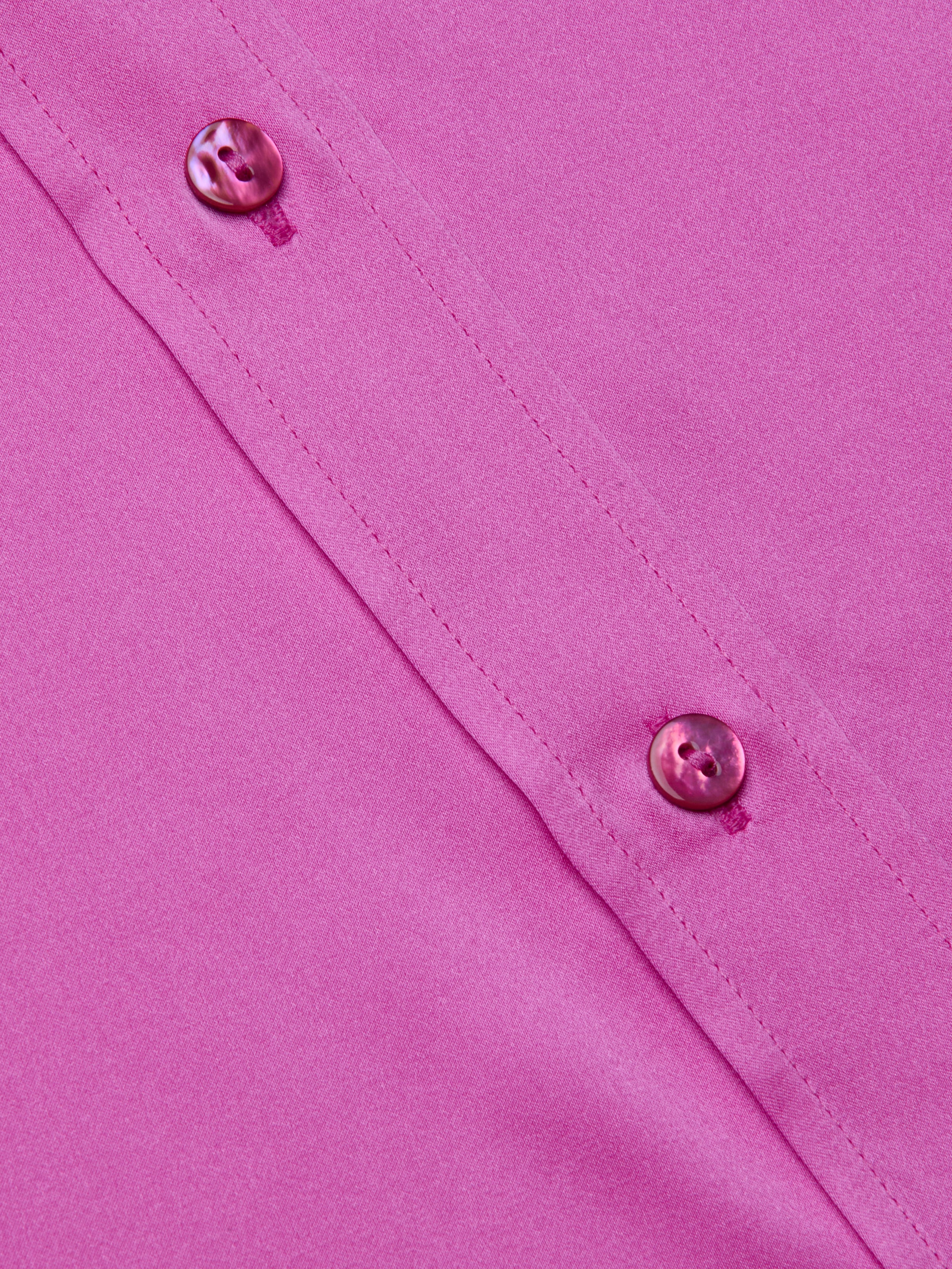 Dani Silk Blouse Top In Fuchsia