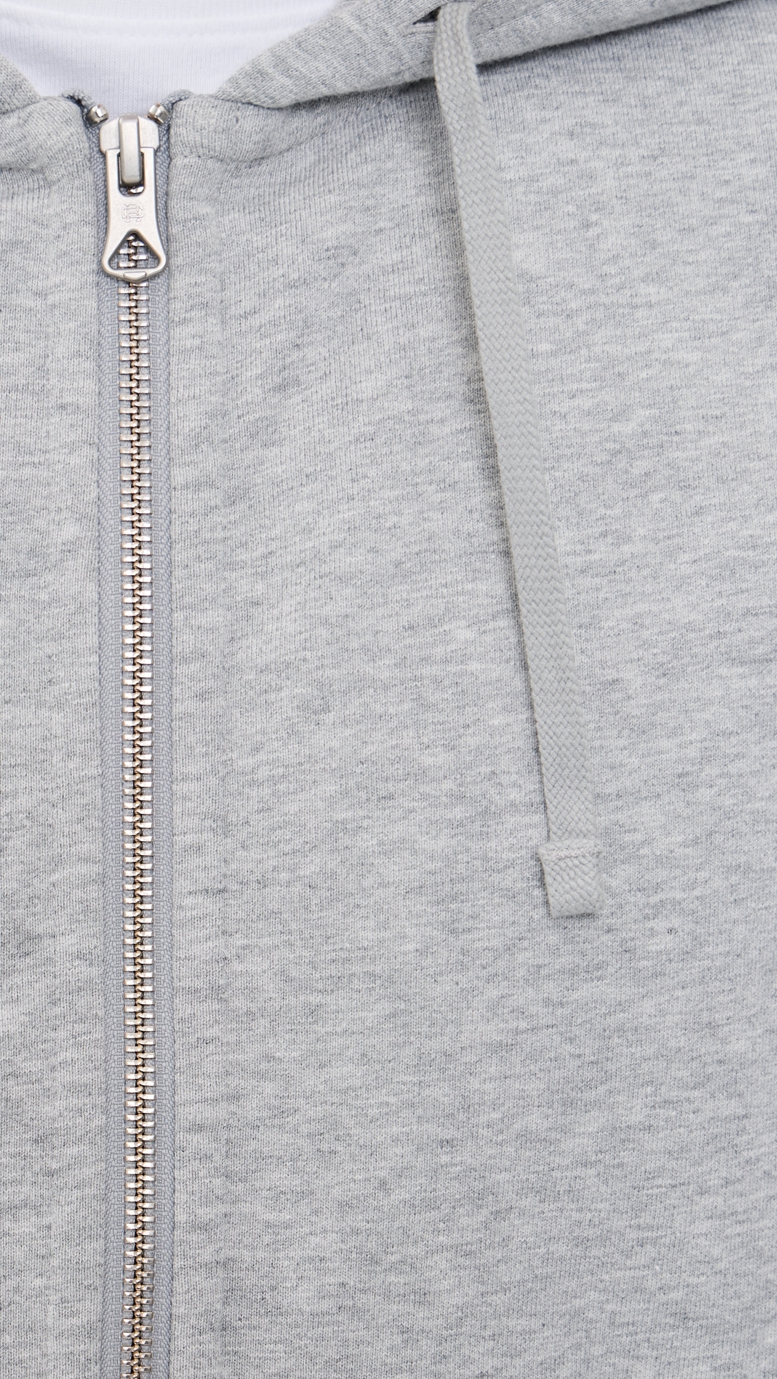 Relaxed Zip Hoodie Hgrey