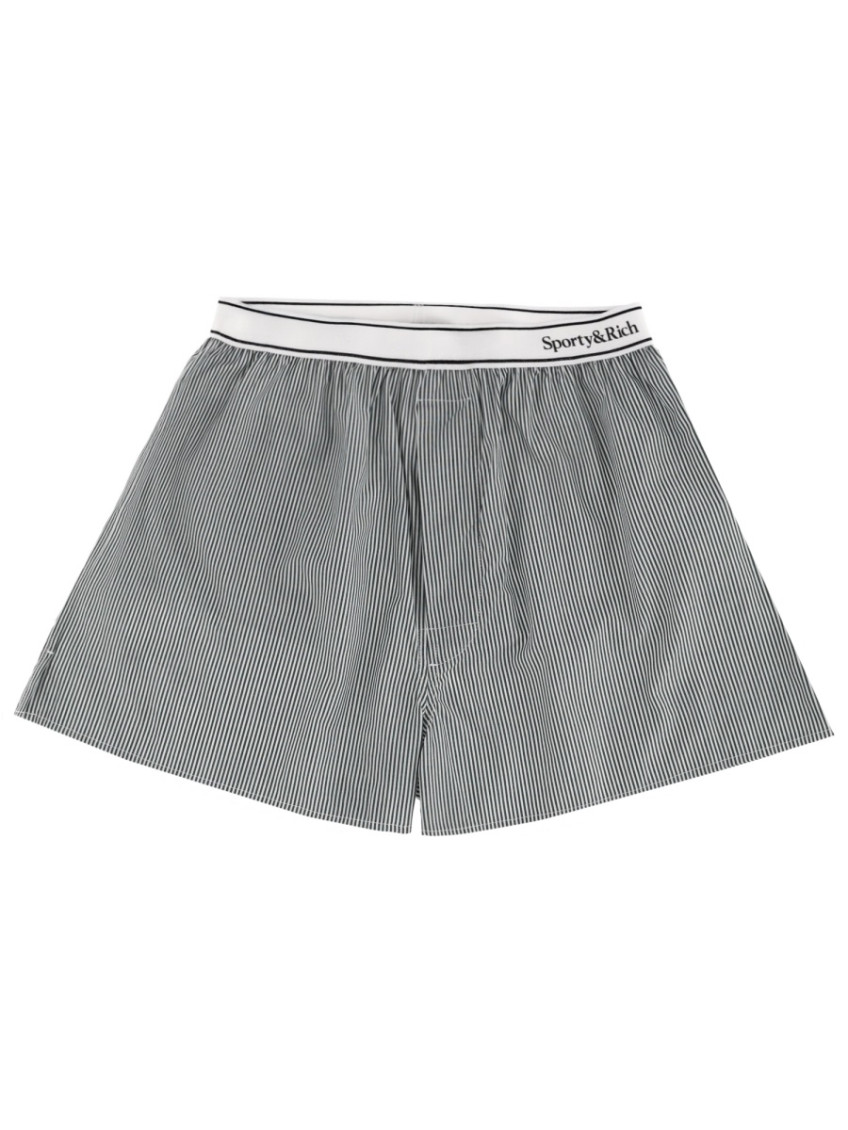 Striped Logo Shorts