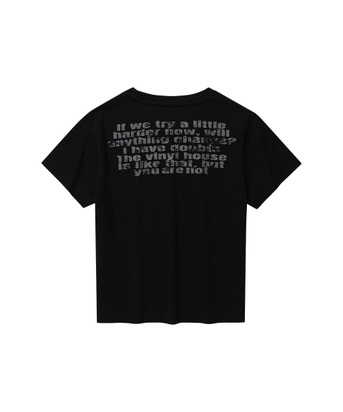 FADED STAR TEE BLACK