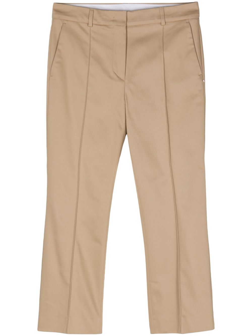 Etnamm twill cropped trousers - Neutrals