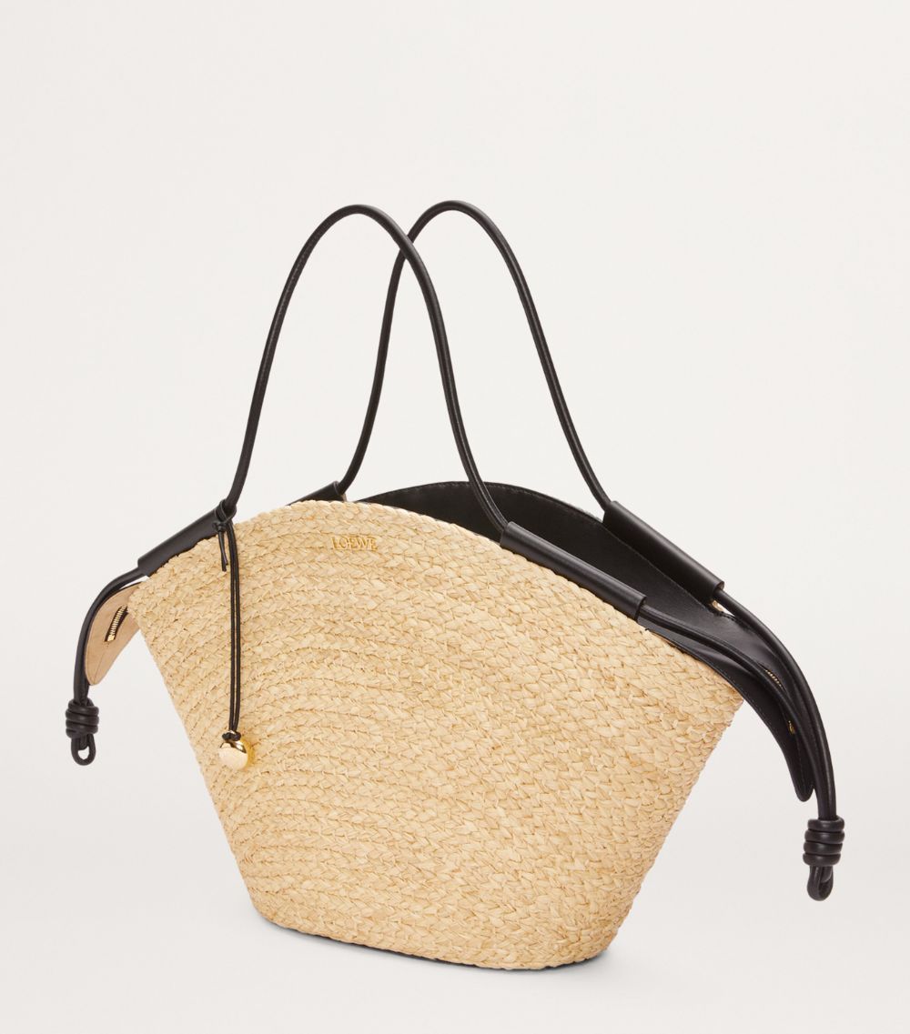 Large Raffia Paseo Shoulder Bag