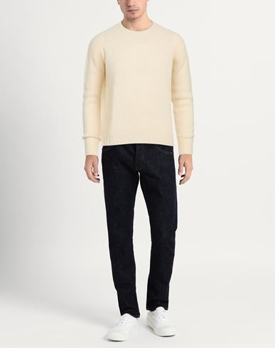 Man Sweater White Size L Alpaca wool, Polyamide, Wool