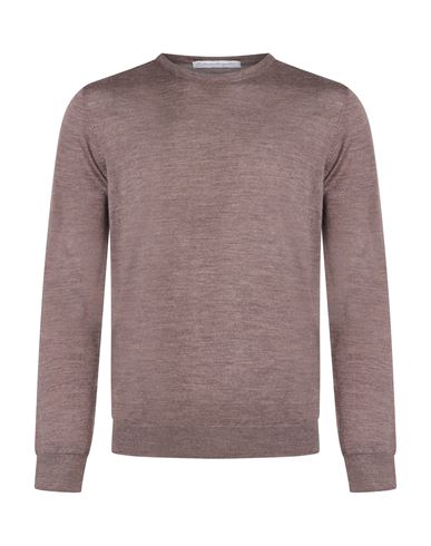 Man Sweater Taupe Size 36 Merino Wool
