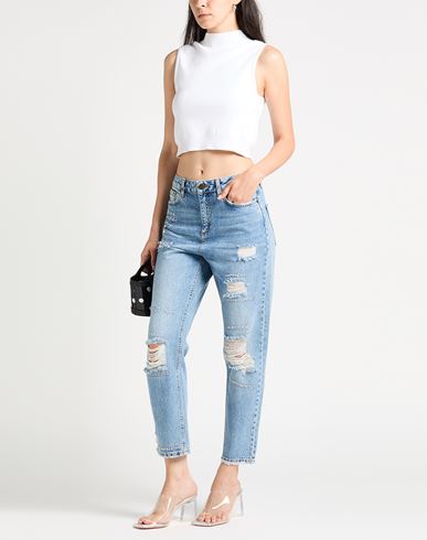 Woman Jeans Blue Size 26 Cotton