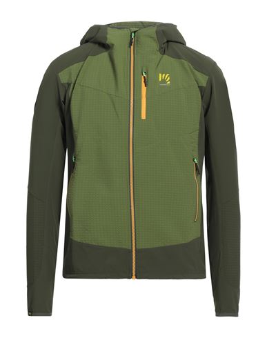 Karpos Man Jacket Green Size M Polyester, Elastane, Polyamide, Viscose