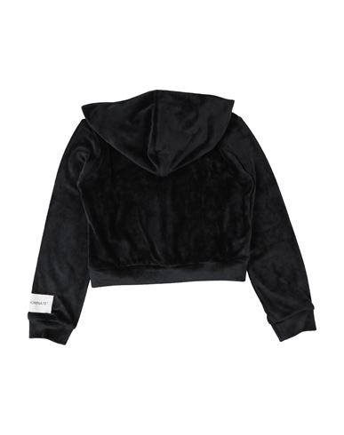 Kid Girl Sweatshirt Black Size 10 Polyester, Elastane