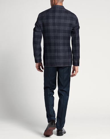 Man Blazer Navy Size 44 Virgin Wool, Polyamide