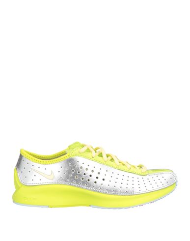 Woman Sneakers Lime green Size 5 Leather, Textile fibers