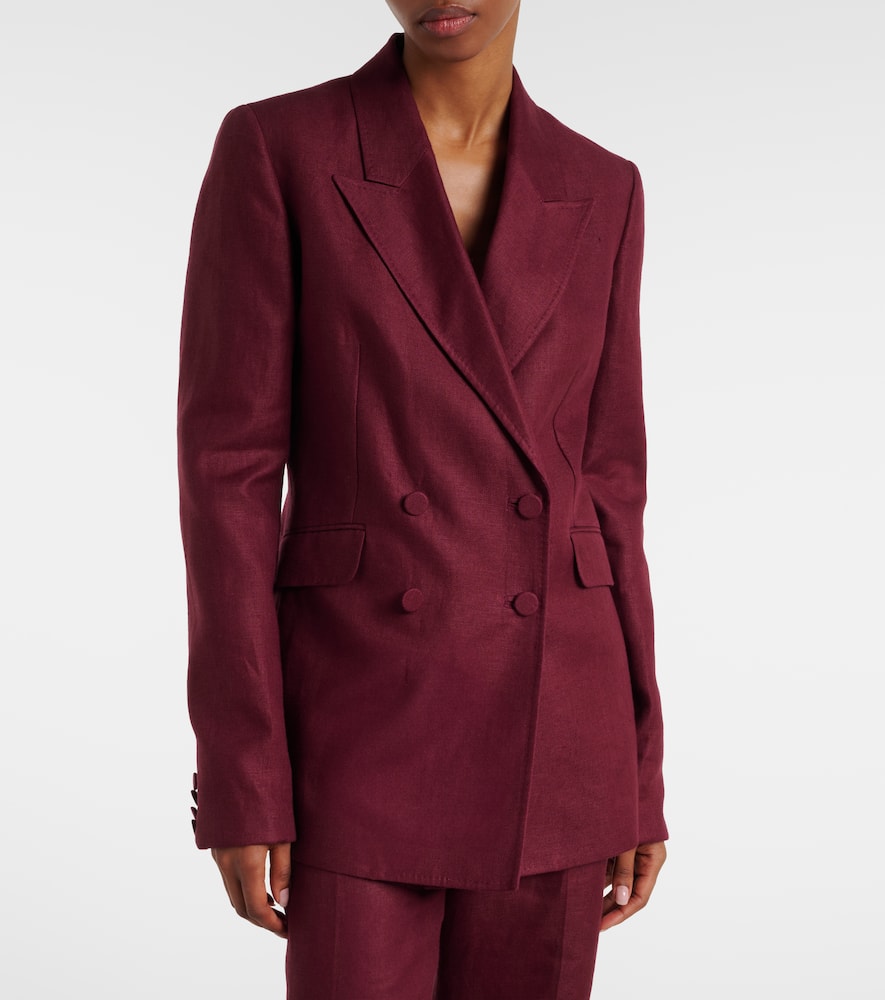 Angela linen twill blazer