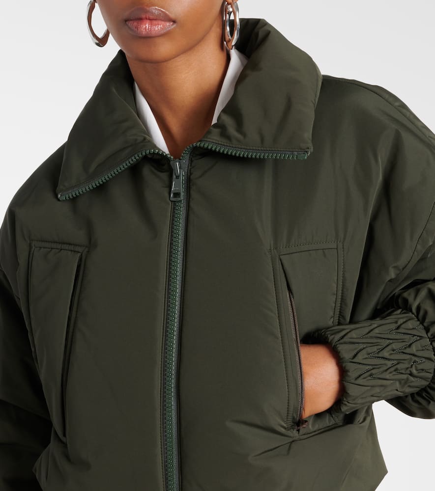Padded bomber jacket