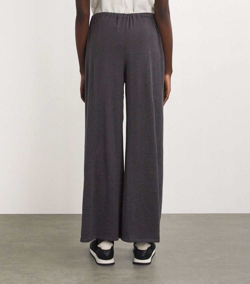 Helphine Cashmere Wide-Leg Sweatpants
