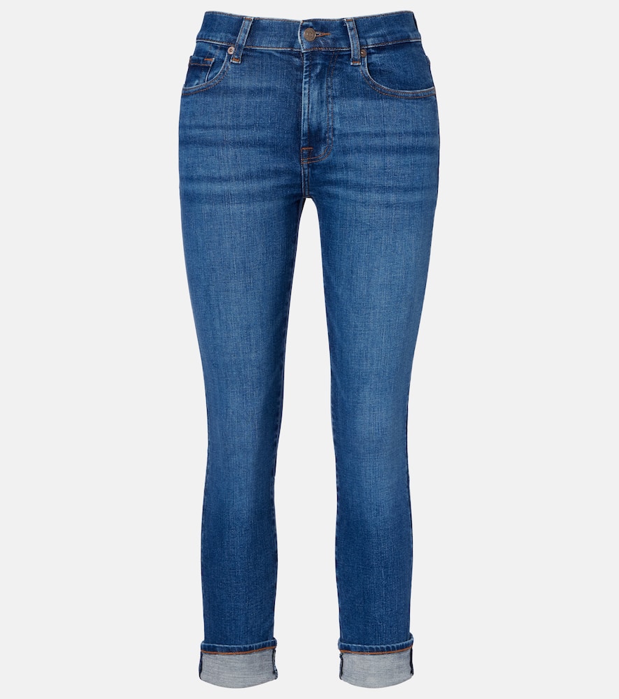 Kimmie Straight mid-rise slim jeans