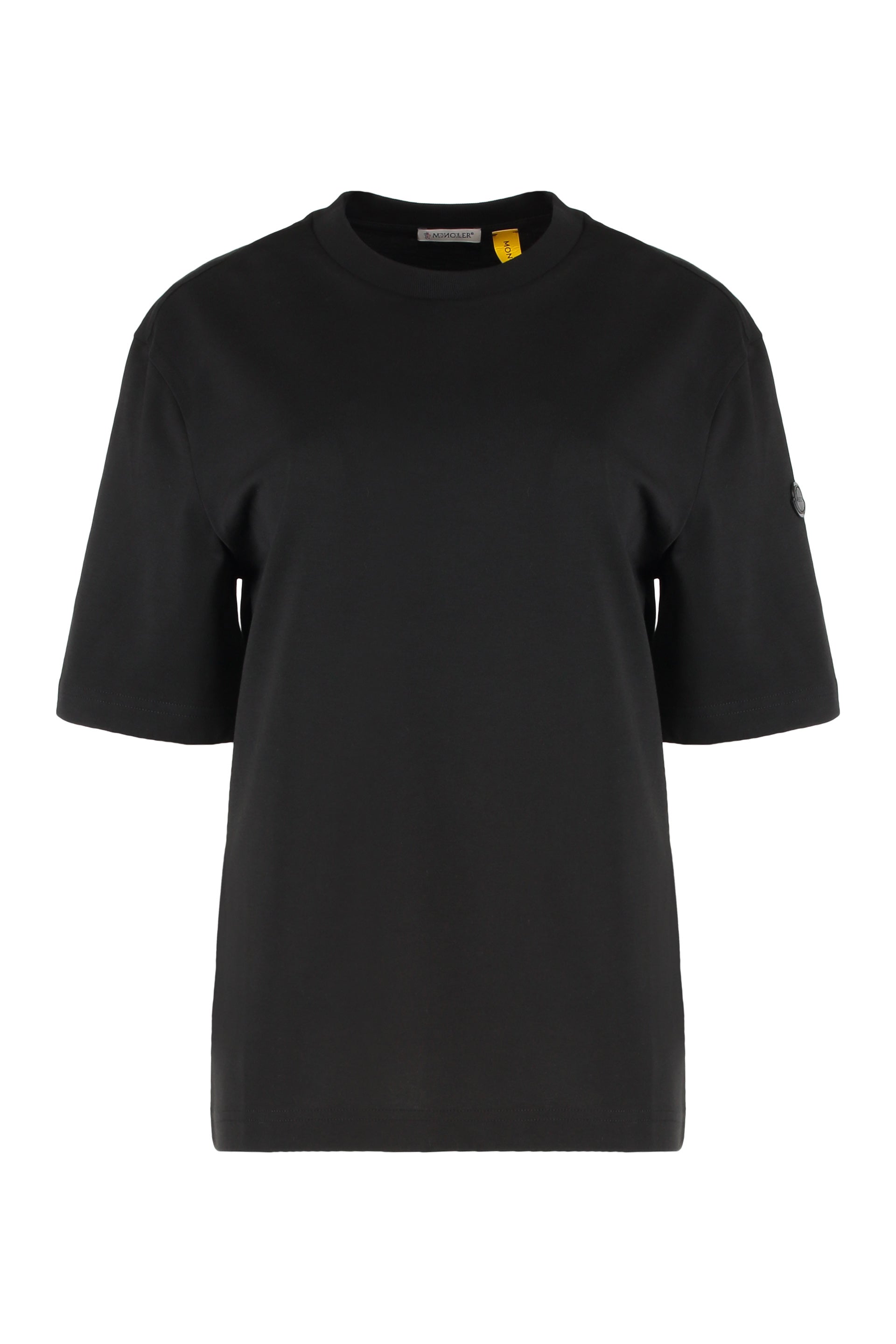 Logo Patch Cotton T-shirt for Women