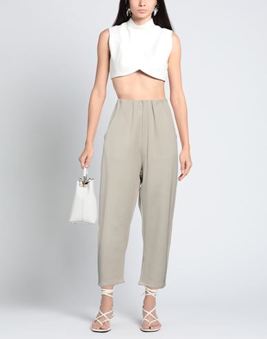 Sibel Saral Woman Pants Grey Size S Cotton, Wool