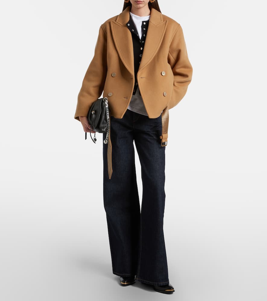 Lemony wide-leg jeans