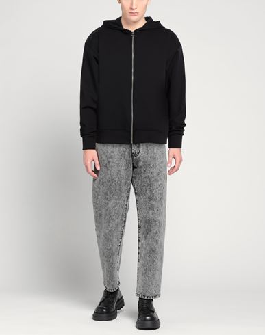 Man Sweatshirt Black Size XL Polyamide, Elastane