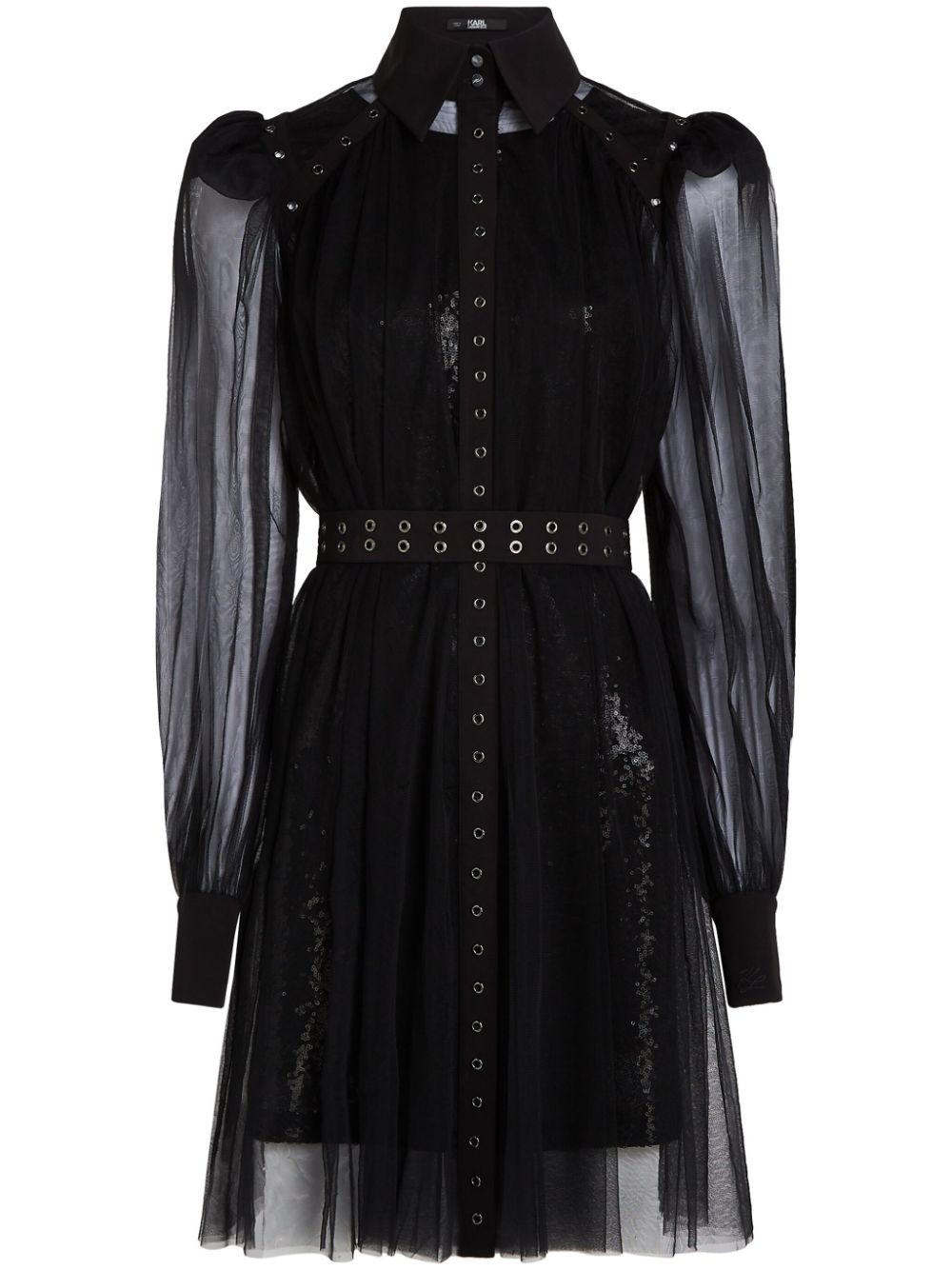 Layered dress - Black