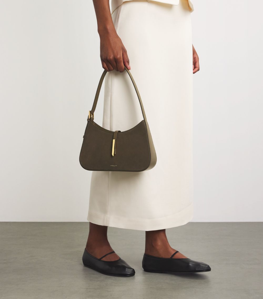 Leather And Suede Tokyo Shoulder Bag
