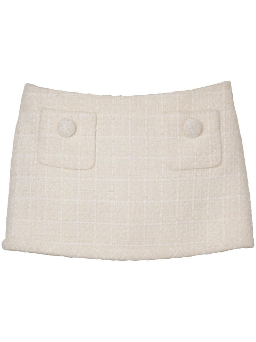 - Tweed Mini Skirt