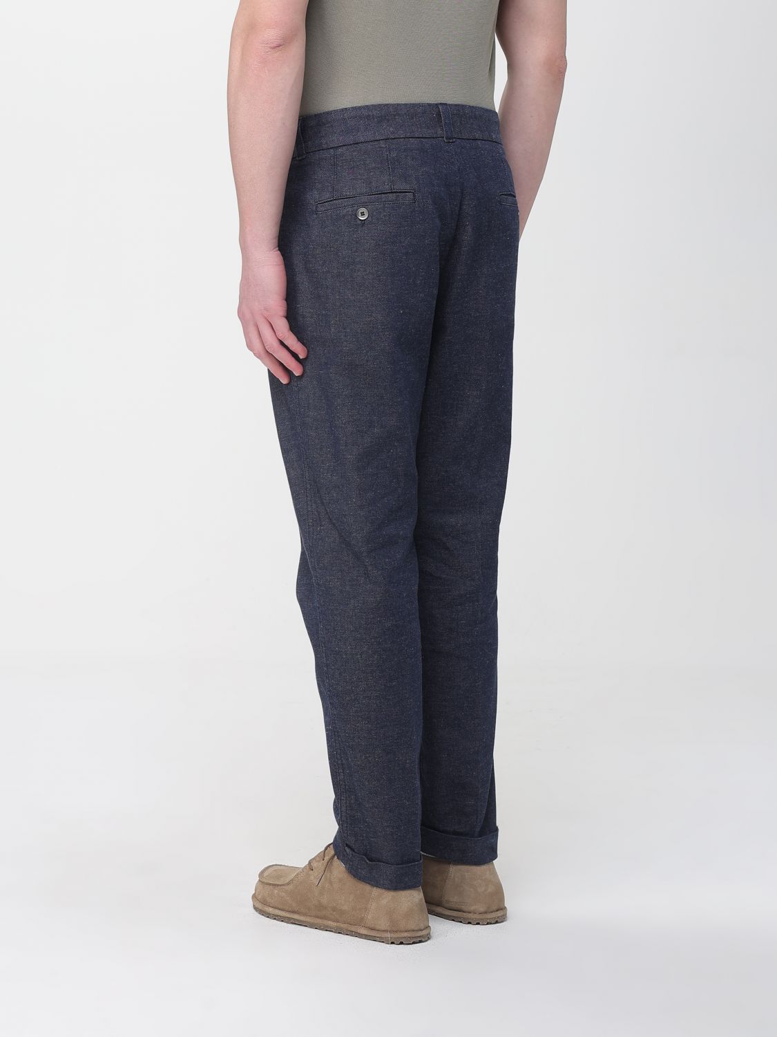 Pants Men color Blue