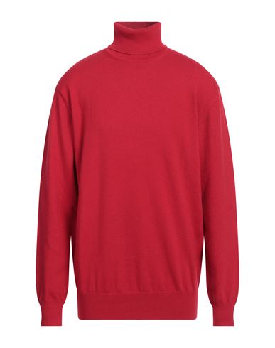 Cashmere Company Man Turtleneck Red Size 44 Wool, Cashmere