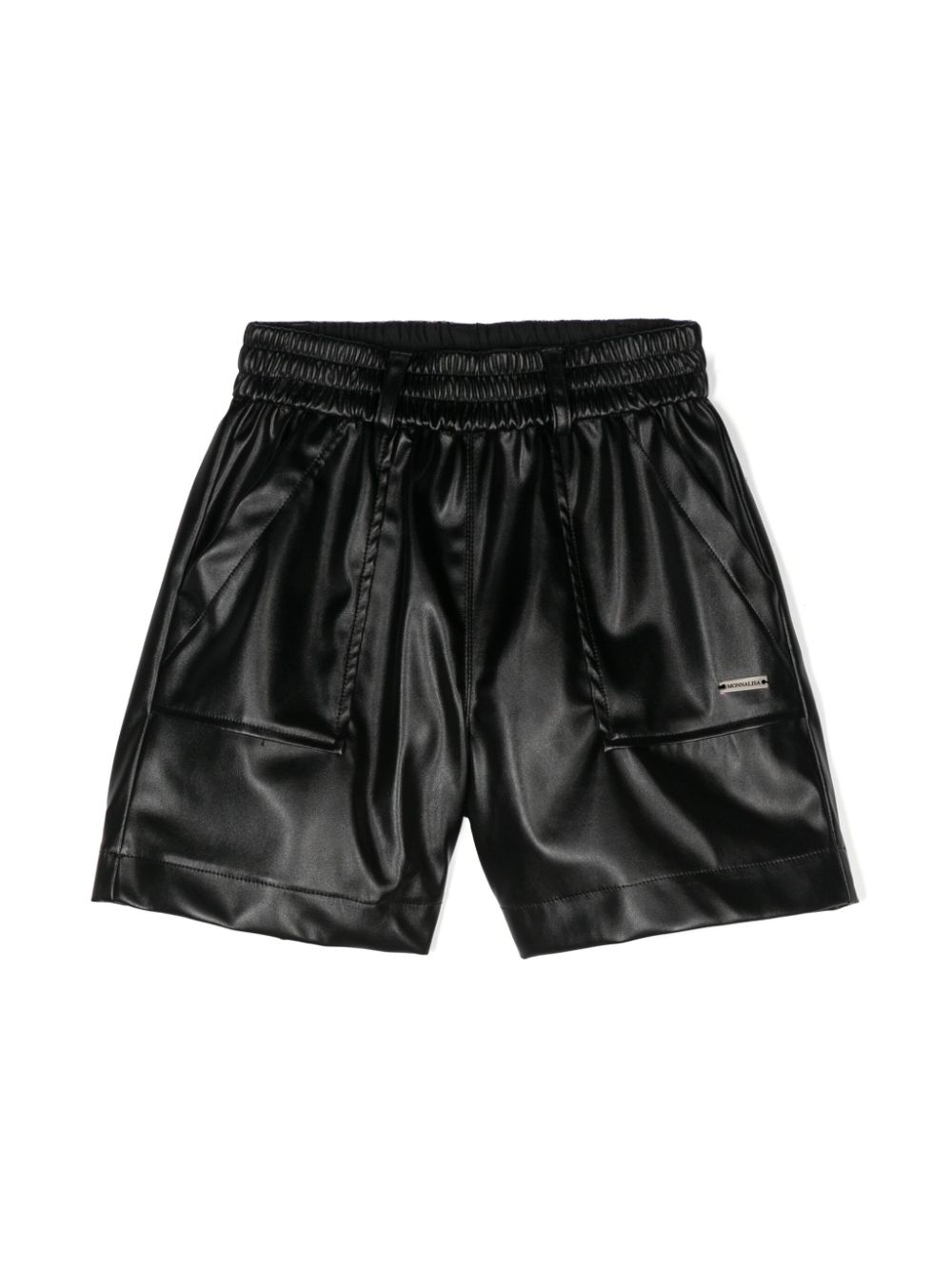 Logo-plaque shorts - Black