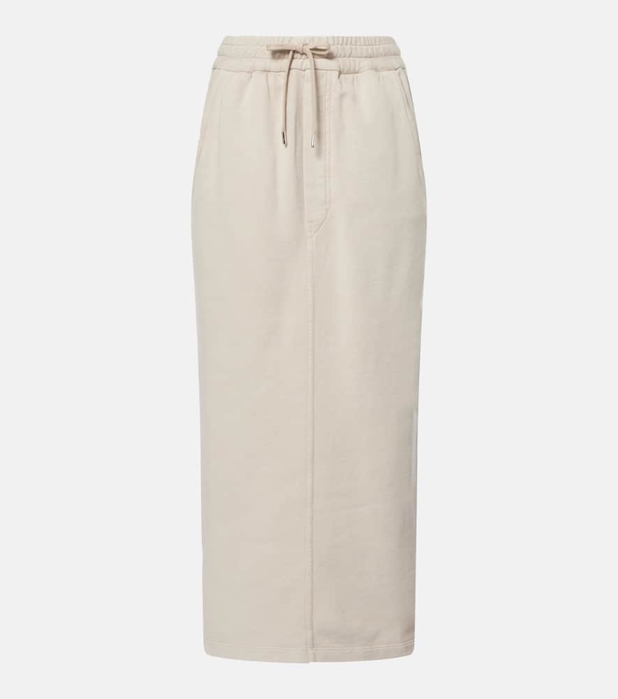 Noreen cotton jersey midi skirt