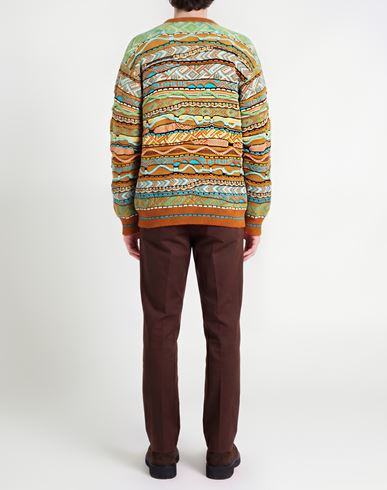 Man Sweater Camel Size 36 Polyamide, Alpaca wool, Polyacrylic, Synthetic fibers, Wool
