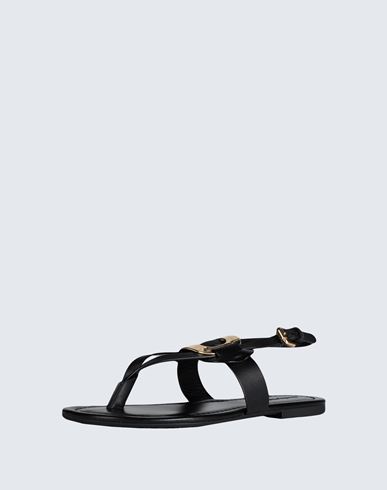 See By Chloé Woman Toe strap sandals Black